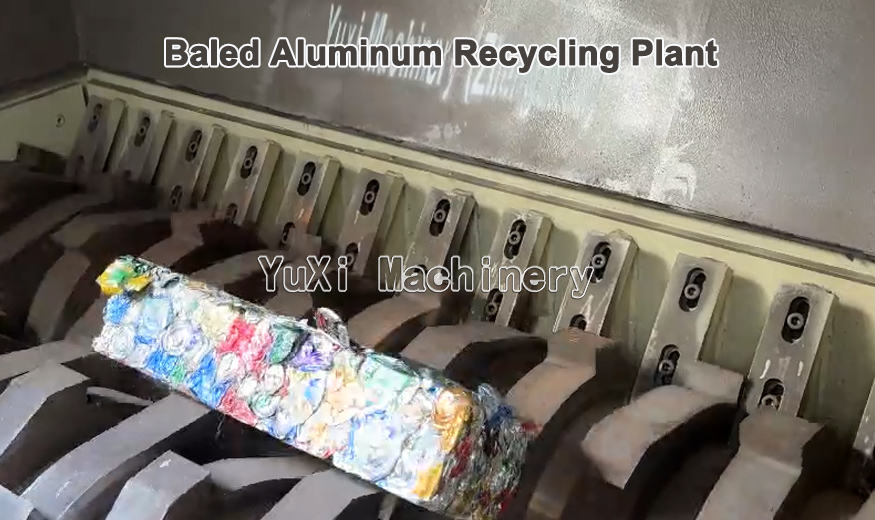 Baled Aluminum Recycling Plant